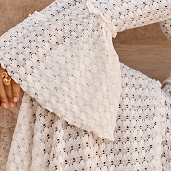 Apricot Party Women's Knit Cocktail Mermaid Tail Dress - Picture 7 of 7